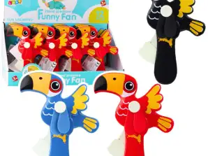 Pinwheel Hånd Mekanisk Vifte For Barn Toucan Mix