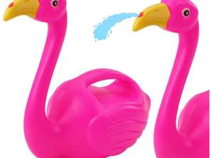 Maza plastmasas laistīšanas kanna bērniem flamingo rozā