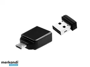Verbatim Store n Go Nano USB-muistitikku 32GB 2.0 USB musta 49822