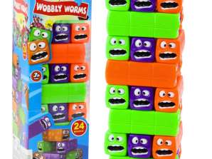 Arcade-Spielturm 24 Blöcke mit bunten Smileys
