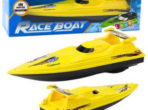 Boot Motorboot Drijvend Jacht Accugevoed Geel