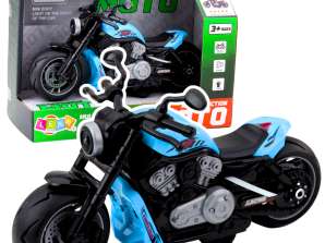 Batteriebetriebene Motorrad-Spielzeug-Antriebslichter klingen blau