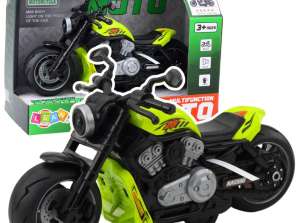 Batteriebetriebene Spielzeug-Motorrad-Antriebslichter klingen grün