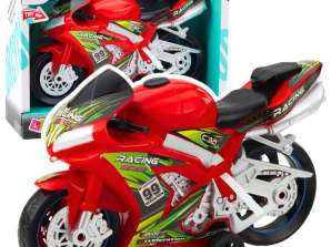 Racefiets Racer Drive lichten klinken rood
