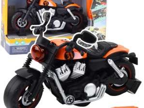 Motorfiets Draaien Demonteren DIY Lights Sounds Orange