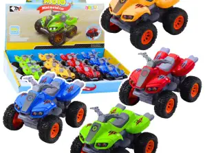 Quad Bike Motorized Rubber Tires Metal Body Mix