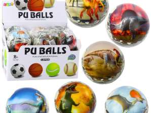 HÜPFBALL KNETSCHAUM BALL DINOSAURIER 10CM