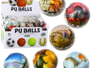 HÜPFENDER BALL KNETEN SCHAUMBALL DINOSAURIER 7CM