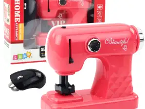 Toy Sewing Machine With Mouse For Kids Light Pink