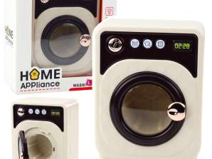 Kinderspielzeug Waschmaschine Elegante Lichter Sounds Rotierende Trommel Weiß