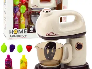 Mixer Food Processor for Kids Fruit Juices Lights Sounds White