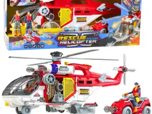 Rettungshubschrauber Multifunktionales Zubehör-Kit Lichter Sounds