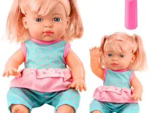 Babypop in turquoise set pony's fles geluid