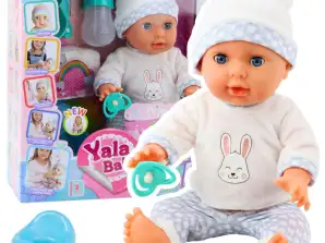 Baby Baby Plas Pop Set Accessoires Geluiden 35cm