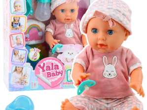 Babypop Baby Plassen Roze Set Accessoires Geluiden 35cm
