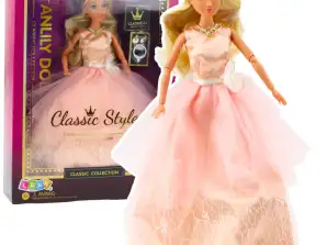 Puppe Anlily Ballkleid Puderrosa bewegliche Gliedmaßen blondes Haar