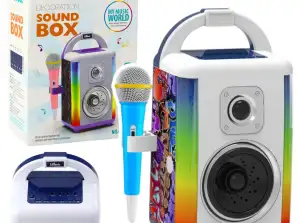 Muziekkit Klankkast Microfoon Bluetooth MP3 Luidspreker LED-opname