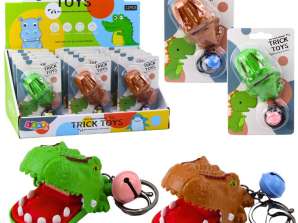 Arcade-peli Hammaslääkäri Dinosaurus Avaimenperä Riipus 2in1