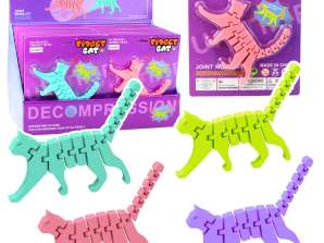 Cat Fidget Puzzle 3D Jigsaw Puzzle Flexible Flexing Mix
