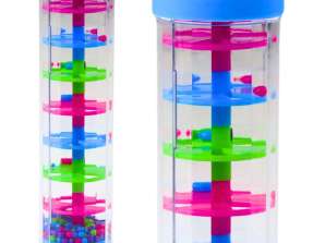 Sensorische Röhre Regendusche Rassel bunte Kugeln 20cm