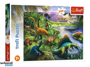 Puzzel   200   Roofdieren Dinosaurussen   Trefl   13281