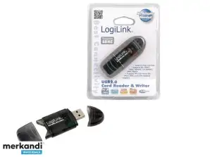 Logilink-kaartlezer USB 2.0-stick extern voor SD / MMC CR0007