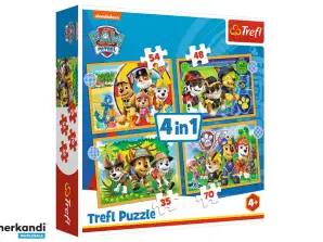 Puzzle 4in1 Sommer Paw Patrol