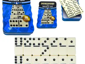 Domino Klassiek Familie Logisch Vaardigheidsspel met 28 Stenen