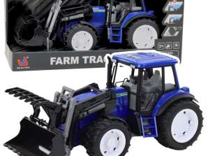Traktor mit beweglichen Schaufellichtern klingt blau 1:10