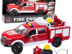 Feuerwehrauto Feuerlöschwasser Lichter Töne Weiß Rot 1:12