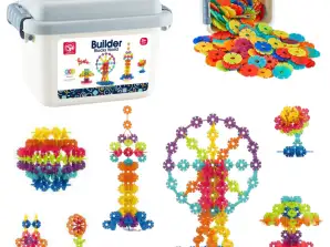 Set Schneeflocken Bausteine im Koffer 140 Teile