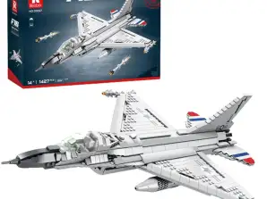 Piese de construcție Avion de vânătoare F 16 Fighting Falcon 1427el