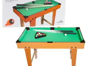 Mini Billard Tisch Holzkugeln Stöcke Dreieck Kreide