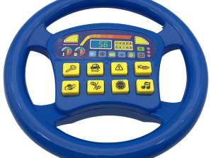 Il volante interattivo dell'auto suona blu