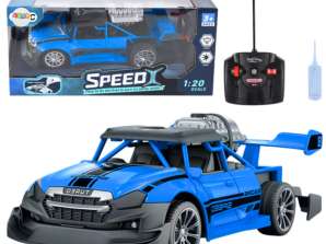 RC Auto Fernbedienung 1:20 Lichter Raucheffekt Blau