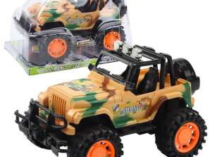 Large Military Off-Road Off-Road Vehicle Beige