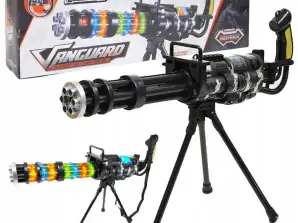 Sniper Rifle Stand Lights Sounds Vibration Black