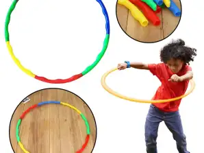 Hula Hoop med Övning Studsar Vikbar Färgglad 8el