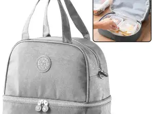 Thermisch Isolerende Lunchtas Verstelbare Riem Zilver 27cm