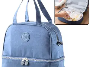 Thermisch Isolerende Lunchtas Verstelbare Riem Blauw 27cm