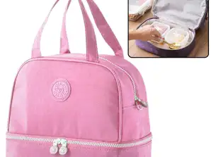 Thermisch Isolerende Lunchtas Verstelbare Riem Roze 27cm