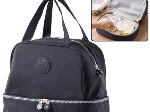Thermisch Isolerende Lunchtas Verstelbare Riem Zwart 27cm