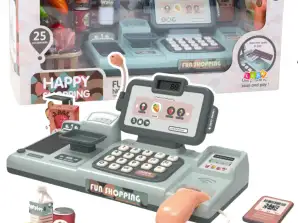 Set Registratore di cassa Prodotti alimentari Lettore telefonico 25El