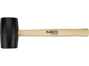 TOP 25 061 Rubber hammer 50 mm/340 g wooden handle