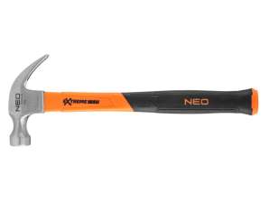 TOP 25 132 Zimmermannshammer 450 g. Stiel aus Fiberglas