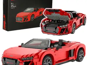 AutoRC Bausteine 1:14 Audi R8 Spyder 1440 Teile Rastar 93800