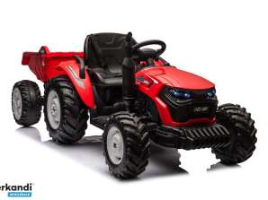 HC 306 Akku-Traktor rot mit 24V Anhänger