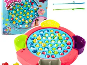 Interactive Arcade Game Battery Operated Fishing Pink
