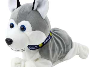 Batteriebetriebener Plüschhund, interaktive Husky-Bewegungen, die Geräusche erzeugen