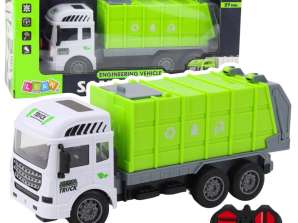 RC Müllwagen Fernbedienung Leuchte Grün 1:24